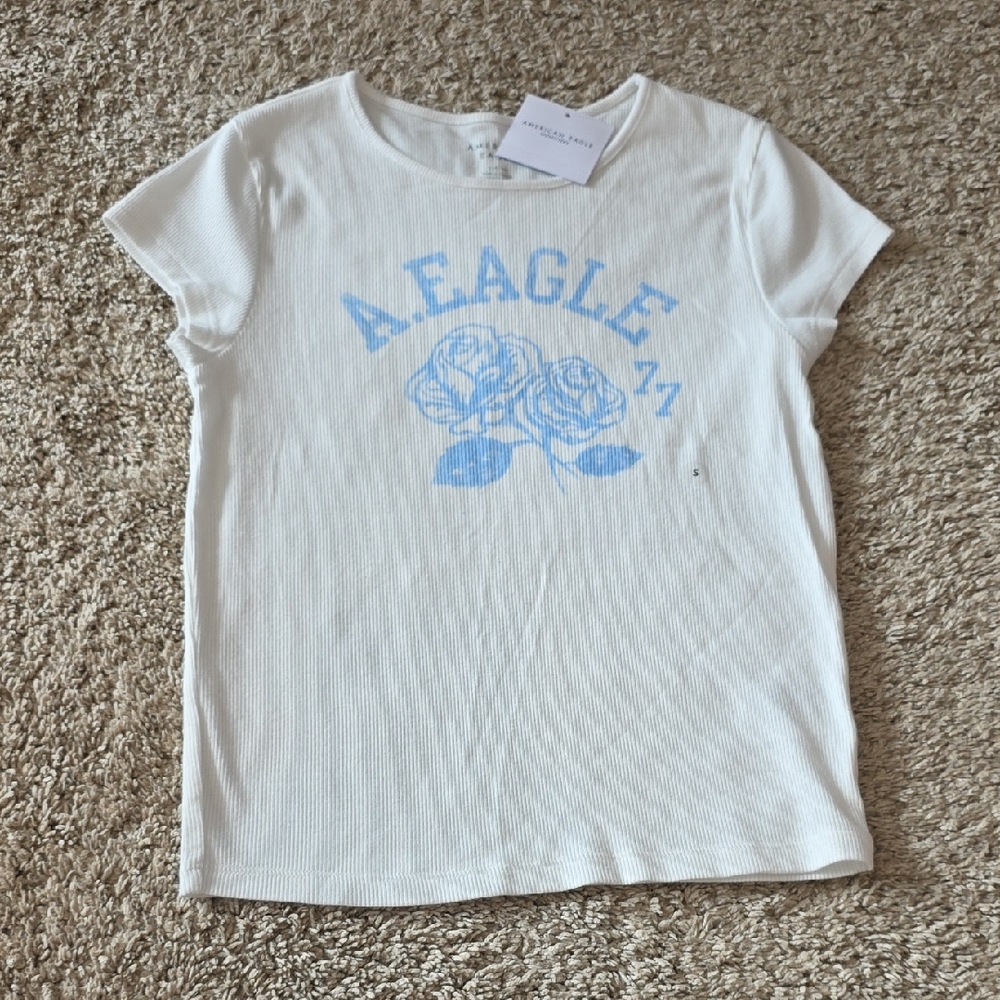 Basic White T-shirt W/ Design